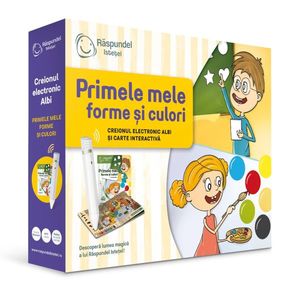 Pachet Raspundel Istetel - Creion si carte Primele mele forme si culori imagine