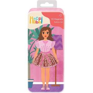 Cutie magnetica metalica: Happi Hobbi. Fashion Girl imagine