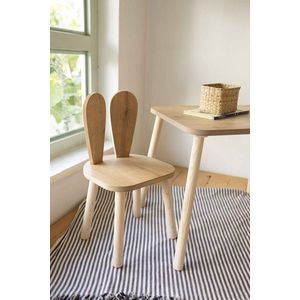 Scaun pentru copii, Bambini, Bunny Chair, 30x30x25 cm, MDF , Maro imagine
