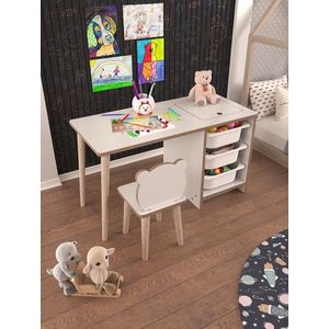 Set masa si scaun pentru copii, Estella, Soho, PAL, Alb imagine