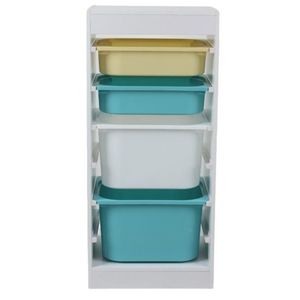 Organizator jucarii / mobilier camera copilului U-grow, 40.8x30x90.3 cm, PB+PP, multicolor imagine