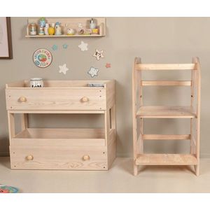 Turn de invatare, Rosewood, BLTYZ-AKTV036, 50x90x50 cm, MDF , Stejar imagine
