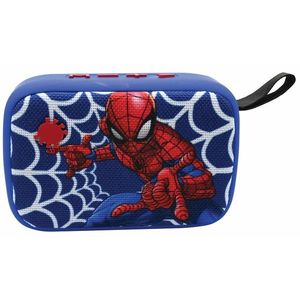 Boxa portabila pentru copii Spider-Man, LEXIBOOK, 17x13x4.5 cm, silicon, albastru imagine