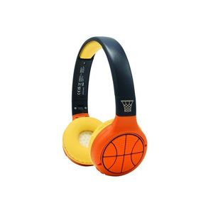 Casti wireless pliabile pentru copii Baschet, LEXIBOOK, 18x17x7 cm, plastic/textil, multicolor imagine