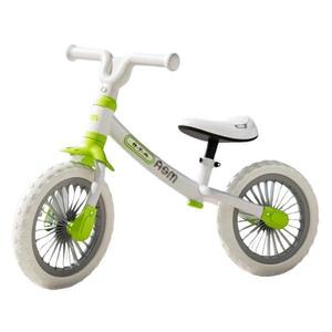 Bicicleta echilibru 2-5 ani, Alba, Fara pedale pentru incepatori, Sezut reglabil, Roti 12 inch din spuma EVA, Usoara imagine