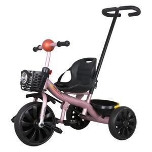 Tricicleta 2-5 ani, Roz cu maner parental pentru copii mici, Maner detasabil, Centuri de siguranta, Suport picioare imagine