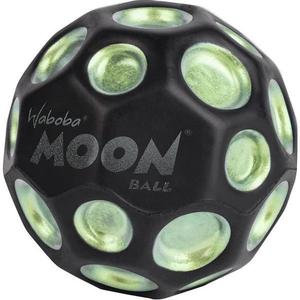 Minge hiperelastica: Waboba Moon Ball. Neagra cu pete verzi imagine