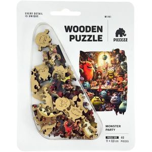 Puzzle 40 din lemn: Monster Party imagine