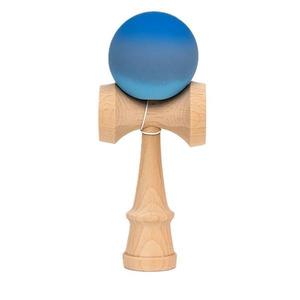 Jucarie Kendama X Originala, Profesionala, Flippy, din Lemn, Rubber Grip, 18 cm, Albastru/Gri/Bleu imagine