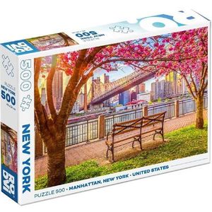 Puzzle 500: Manhattan New York. United States imagine