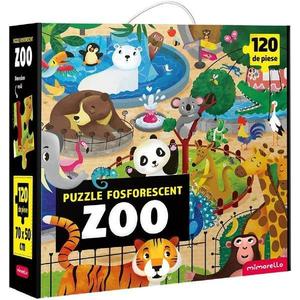 Puzzle fosforescent 120 piese. Zoo imagine
