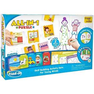 Set puzzle cu activitati educative. All-in-1 puzzle imagine
