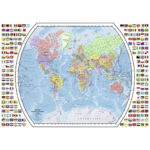 Puzzle 1000 piese - Harta Politica a lumii | Ravensburger imagine