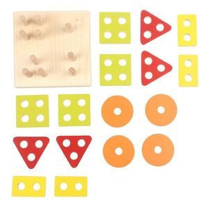 Jucarie din lemn - Sortator Forme Geometrice 03 | Cubika imagine