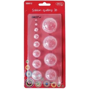 Sablon quilling 3D - 12 forme | Daco imagine