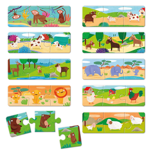 Puzzle educativ - Familii de animale | Ludattica imagine
