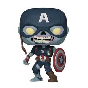 Figurina Marvel What If - Zombie Captain America | Funko imagine