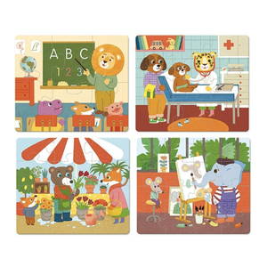 Set 4 puzzle-uri - Acasa | Vilac imagine