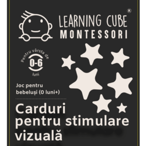 Set 48 carduri pentru stimularea vizuala - Alb-Negru | K-Toyz imagine