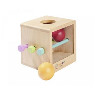 Jucarie din lemn pentru bebelusi - Cutie cu bile | Eichhorn imagine