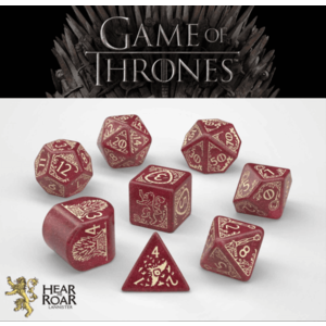 Set zaruri - Game of Thrones - Lannister Dice Set | Q-Workshop imagine
