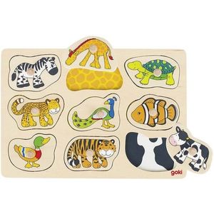Puzzle cu fundal - Cui ii apartine | Goki imagine