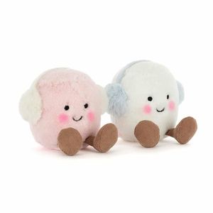 Jucarie de plus - Pink & White Marshmallows | Jellycat imagine
