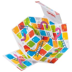 Joc - Serpi si scari in cutie cub | Goki imagine