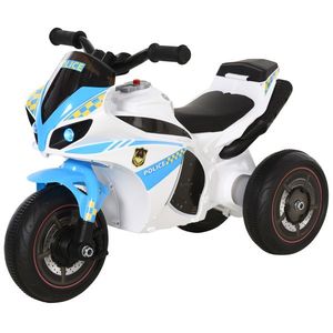 HOMCOM Motocicletă pentru Copii 18-36 Luni cu 3 Roți, Muzică și Faruri, 74x39x48 cm, Albastru Deschis | Aosom Romania imagine