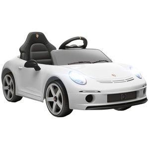 AIYAPLAY Mașină pentru Copii 3-5 Ani cu Licență Oficială RUF GT, Telecomandă, Centură de Siguranță și Muzică, Alb | Aosom Romania imagine
