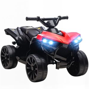 AIYAPLAY ATV 6V pentru Copii, Mașinuță Electrică cu 4 Roți cu Muzică și Faruri LED, pentru Vârstele 3-8 Ani, Băieți și Fete, Roșu | Aosom Romania imagine