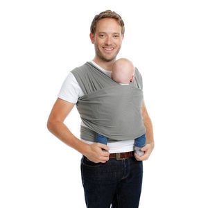 Sistem de purtare wrap elastic Tricot Slen Cool Babylonia Moon Mist Grey imagine