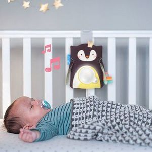 Jucarie multifunctionala cu inel gingival Pinguinul Prince Taf Toys imagine