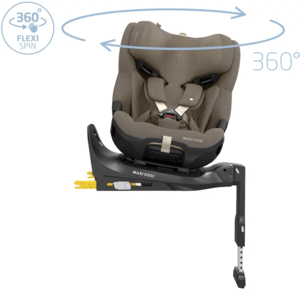 Scaun Auto I-Size Maxi-Cosi EMERALD 360 PRO Authentic Blue, rotativ, cu 5 pozitii de inclinare, tetiera reglabila, husa detasabila, sarcina maxima 36 kg , 40-150 cm , 0-12 ani, ECE I-Size R129 03 imagine