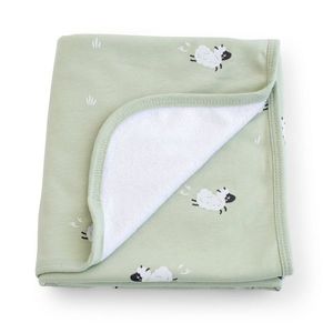 Paturica moale si hipoalergenica, bumbac jersey, 65x80 cm, Funny Farm imagine