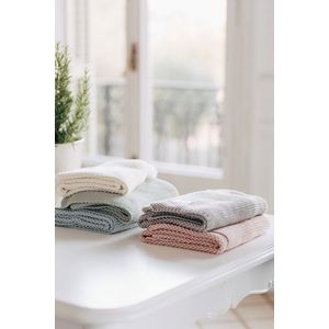 Paturica din bumbac organic 70x90 cm Mint Beige imagine