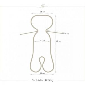 Insertie antitranspiratie 3D pentru scaun auto BabySteps, 0-13 kg, Fragute imagine