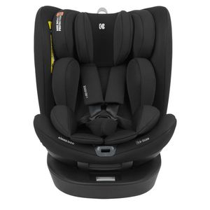 Scaun auto copii KikkaBoo i-Reverse i-SIZE Black 40-150 cm cu isofix, sezut rotativ, SPS, top tether, tetiera cu spuma memorie si inaltime reglabila, reductor imagine