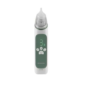 Aspirator nazal electric pentru bebelusi si copii cu protectie anti-reflux, 3 nivele aspiratie, 3 varfuri silicon, ecran led, baterie 700mAh, muzica si lumini imagine