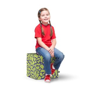 Taburet Updeco cub L Giraffe Green imagine
