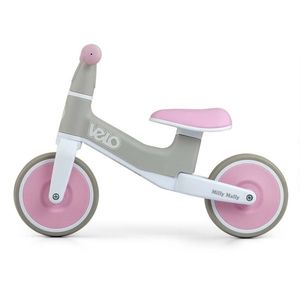 Bicicleta de echilibru pentru copii Milly Mally Velo Pink, roti Eva 7 inch, 18 luni+ imagine
