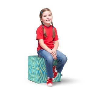 Taburet Updeco cub L Zebra green imagine