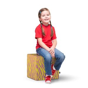 Taburet Updeco cub L Zebra gradient bright imagine