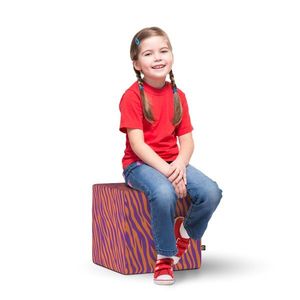 Taburet Updeco cub L Zebra purple imagine