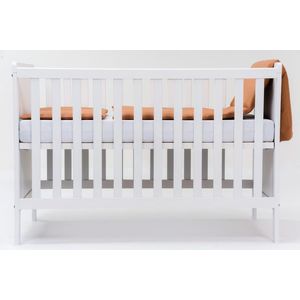 Set lenjerie pentru patut cu 6 piese din bumbac 120x60 cm Peach imagine