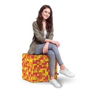 Taburet Updeco cub XL Minecraft Foc imagine