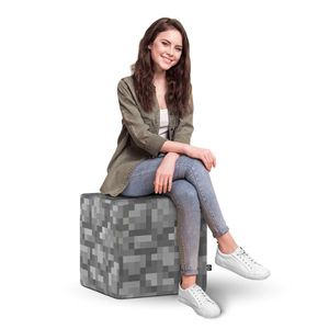 Taburet Updeco cub XL Minecraft Piatra imagine