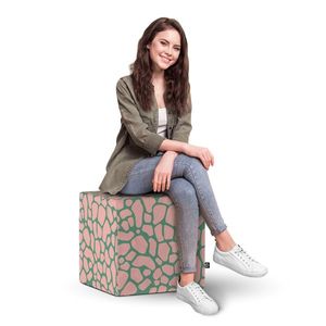 Taburet Updeco cub XL Giraffe dusty pink imagine