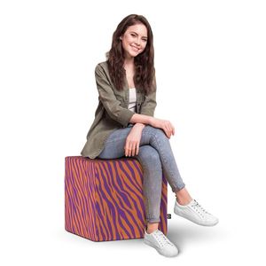 Taburet Updeco cub XL Zebra purple imagine