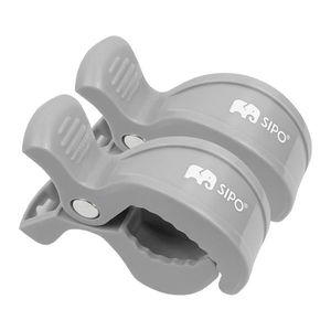 Set 2 cleme multifunctionale pentru carucior Sipo Grey imagine
